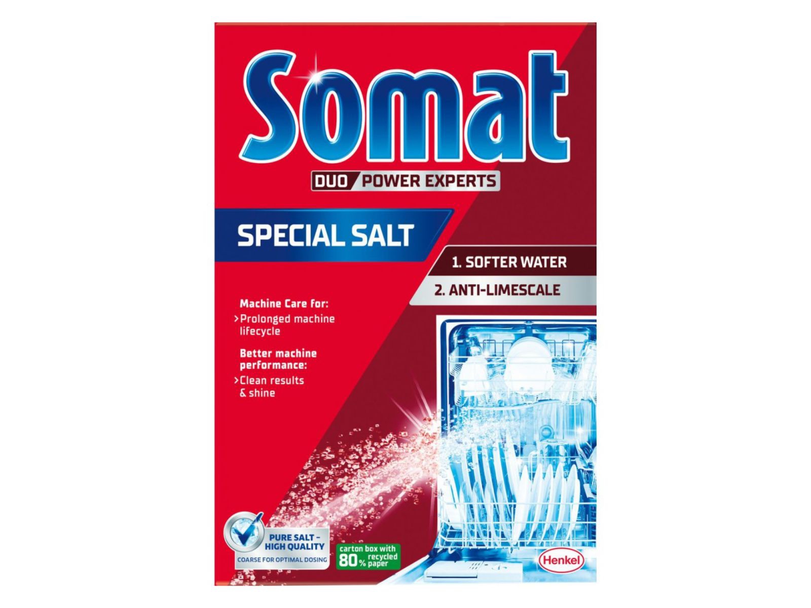Sól do zmywarek SOMAT 1,5 kg
